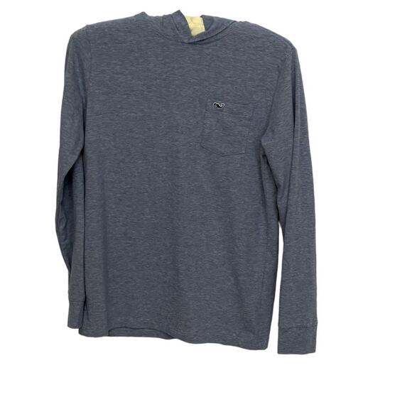 Vineyard Vines Edgartown Blue Whale Hooded Pull-over Top Medium (12-14) - Picture 1 of 5
